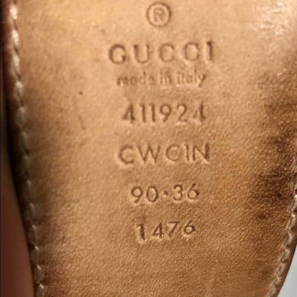 Gucci belt Guccisimma Print - Picture 2 of 2